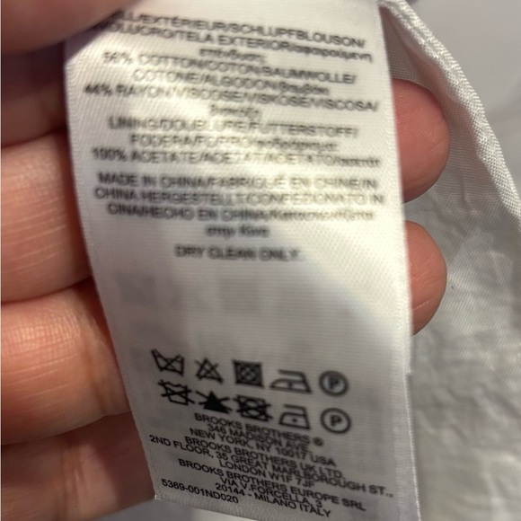 Brooks Brothers Red, White & Blue Textured Sheath Dress – Size 12 - Picture 6 of 6